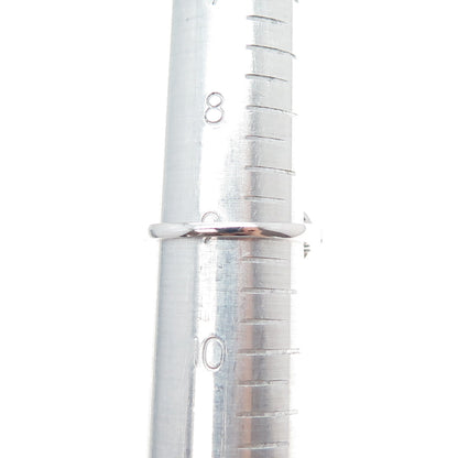 925 Sterling Silver Round & Princess-Cut C Z Sparkle Square Ring Size 9