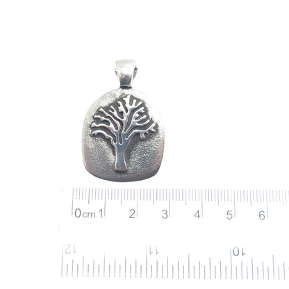 ESPO SIG Joseph Esposito Sterling Silver Vintage Strength Tree of Life Pendant