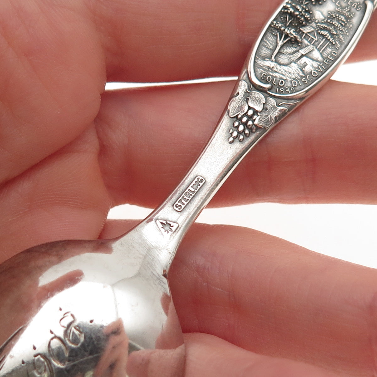 Joseph Mayer & Co. 925 Sterling Silver Antique Art Deco California Coffee Spoon