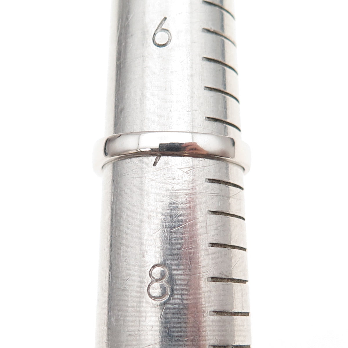 925 Sterling Silver Lavender C Z Ring Size 7