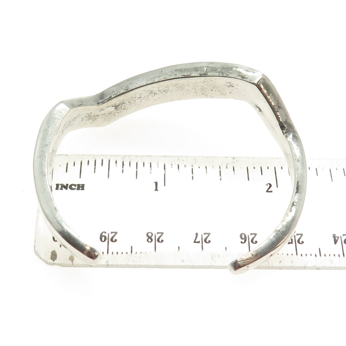 Old Pawn 925 Sterling Vintage Southwestern Turquoise Adjustable Bracelet 6"