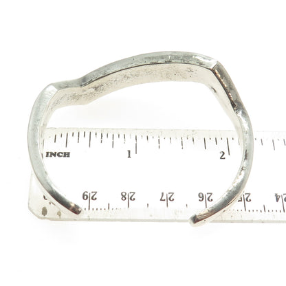 Old Pawn 925 Sterling Vintage Southwestern Turquoise Adjustable Bracelet 6"