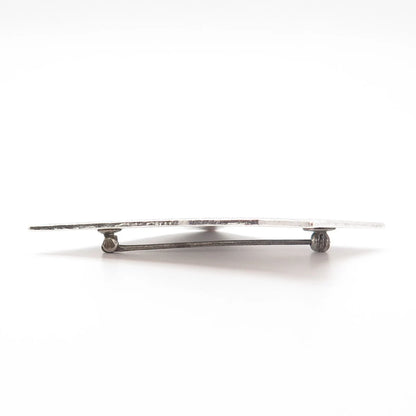 925 Sterling Silver Vintage FAC 1951 Abstract Pin Brooch