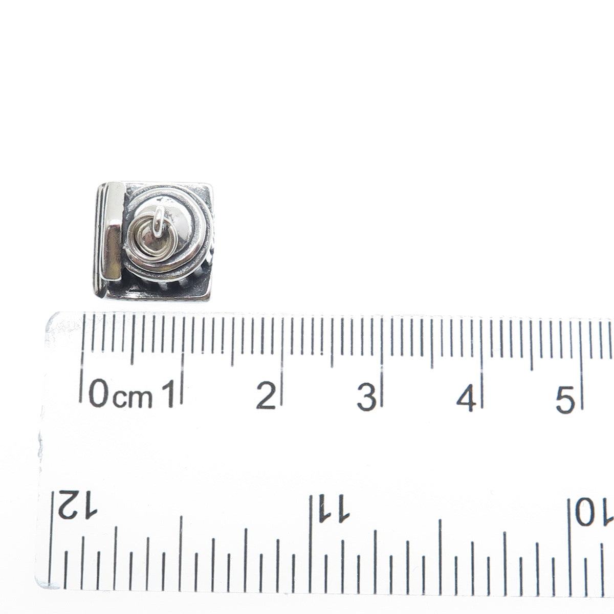 SHUBE Sterling Silver Vintage Thomas Jefferson Memorial Mini 3D Charm Pendant