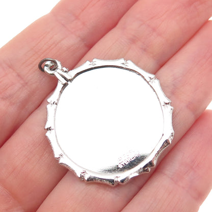 JAY POSON 925 Sterling Silver Vintage Chai Judaica Charm Pendant