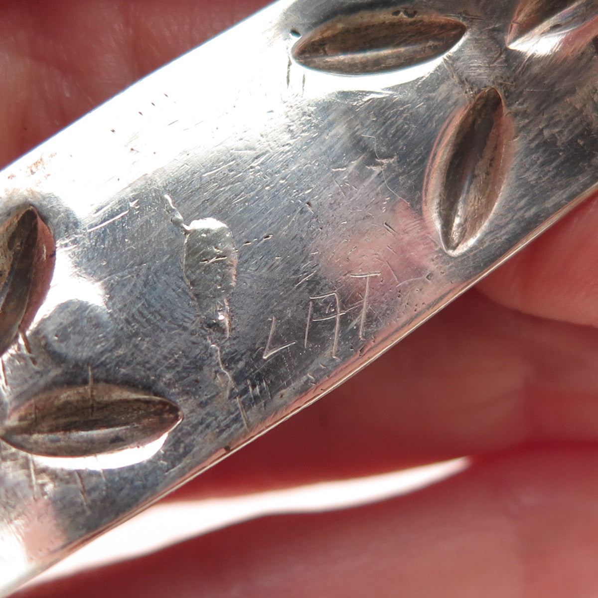 Old Pawn 925 Sterling Silver Vintage Tyrone Turquoise Adjustable Bracelet 6.5"