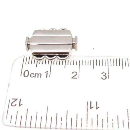 925 Sterling Silver Vintage Bracelet / Necklace Jewelry Push Lock Clasp