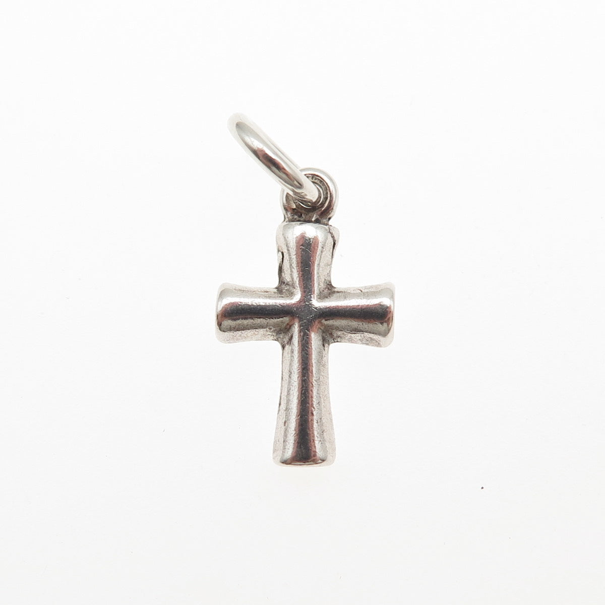 Sunwest 925 Sterling Silver Vintage Cross Oxidized Mini Charm Pendant