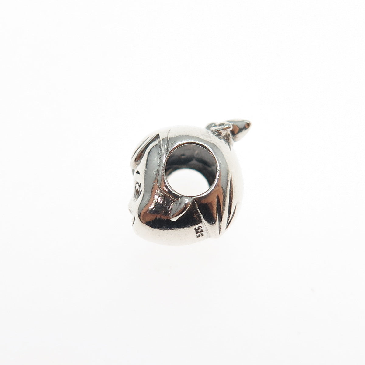 Reflection Beads 925 Sterling Silver Little Girl's Head Slide Bead Charm