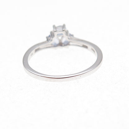 925 Sterling Silver Real Oval-Cut Tanzanite Ring Size 8.25