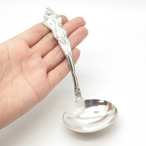 925 Sterling Silver Antique Art Deco Watson Meadow Rose - 1907 Ladle