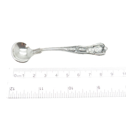 INTERNATIONAL SILVER 925 Sterling Antique Art Deco Naval Salt & Spices Spoon
