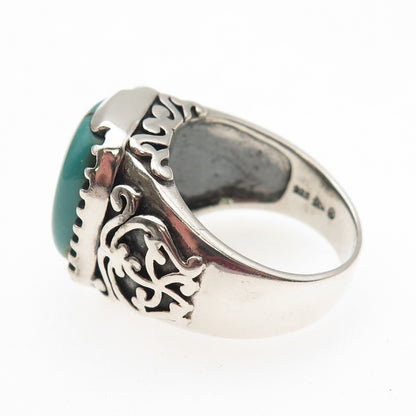 SILPADA 925 Sterling Silver Vintage Real Kingman Turquoise Ring Size 9.25