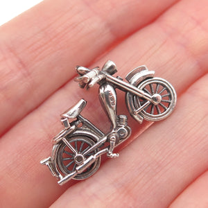 Payton Pepper & Sons Sterling Vintage 1971 Birmingham Motorcycle Charm Pendant
