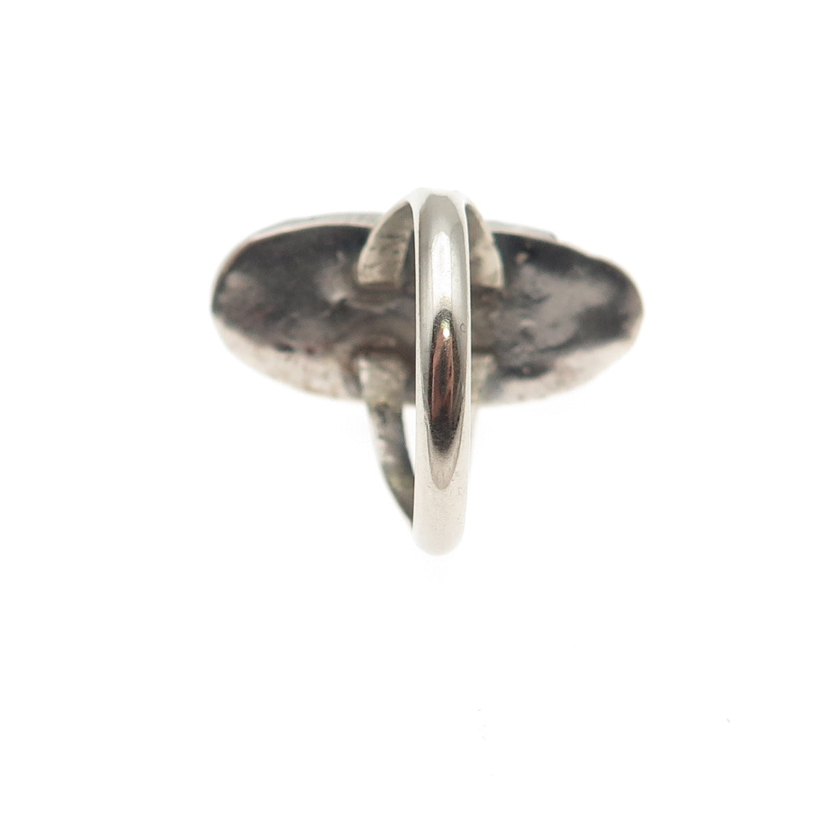 Old Pawn 925 Sterling Silver Vintage Southwestern MOP Tribal Ring Size 6.5