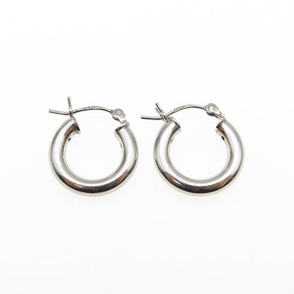 925 Sterling Silver Hoop Earrings