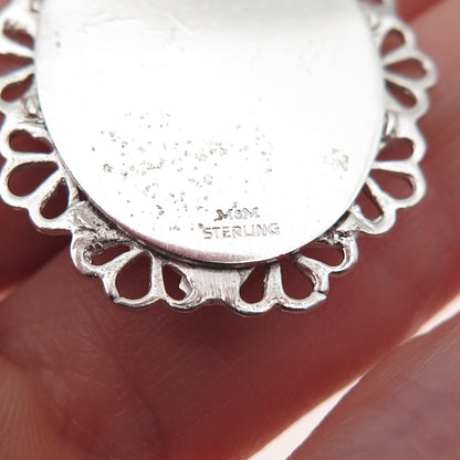 M&M Mark Mercy 925 Sterling Silver Vintage Sailboat Charm Pendant