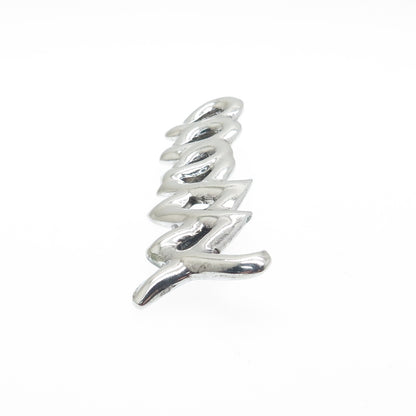 925 Sterling Silver Vintage Mexico XO Hugs & Kisses Pin Brooch
