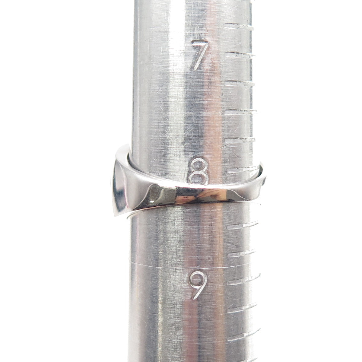 JANE SEYMOUR 925 Sterling Silver Enamel Real Diamond Flower Ring Size 8.25