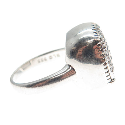 BLQ Basiq Jewelry 925 Sterling Silver Round-Cut C Z Sparkle Ring Size 7.25