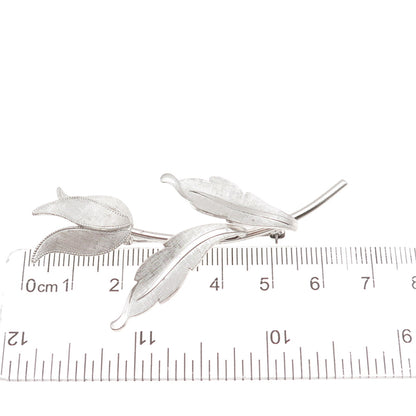 Van Dell 925 Sterling Silver Vintage Tulip Floral Pin Brooch
