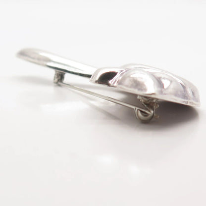 925 Sterling Silver Vintage Mexico Floral Pin Brooch