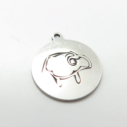925 Sterling Silver USA Two In Town Turkey Charm Pendant