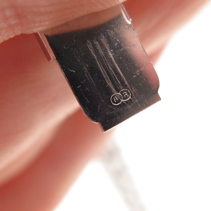 Binder Bros 925 Sterling Silver Vintage Bismark Link Bracelet 7"