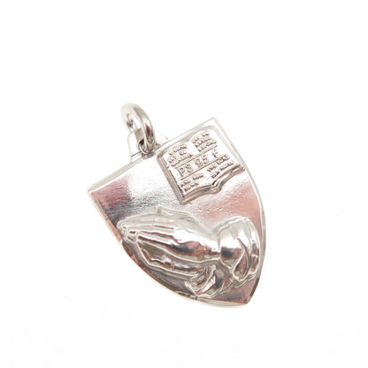 Hayward 925 Sterling Silver Vintage Prayer Hands Mini Charm Pendant