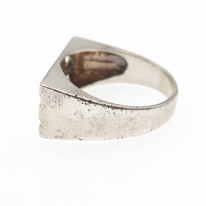 925 Sterling Silver Vintage Genice Name Ring Size 9.5