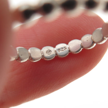 Mejuri 925 Sterling Silver Bubble Band Ring Size 7