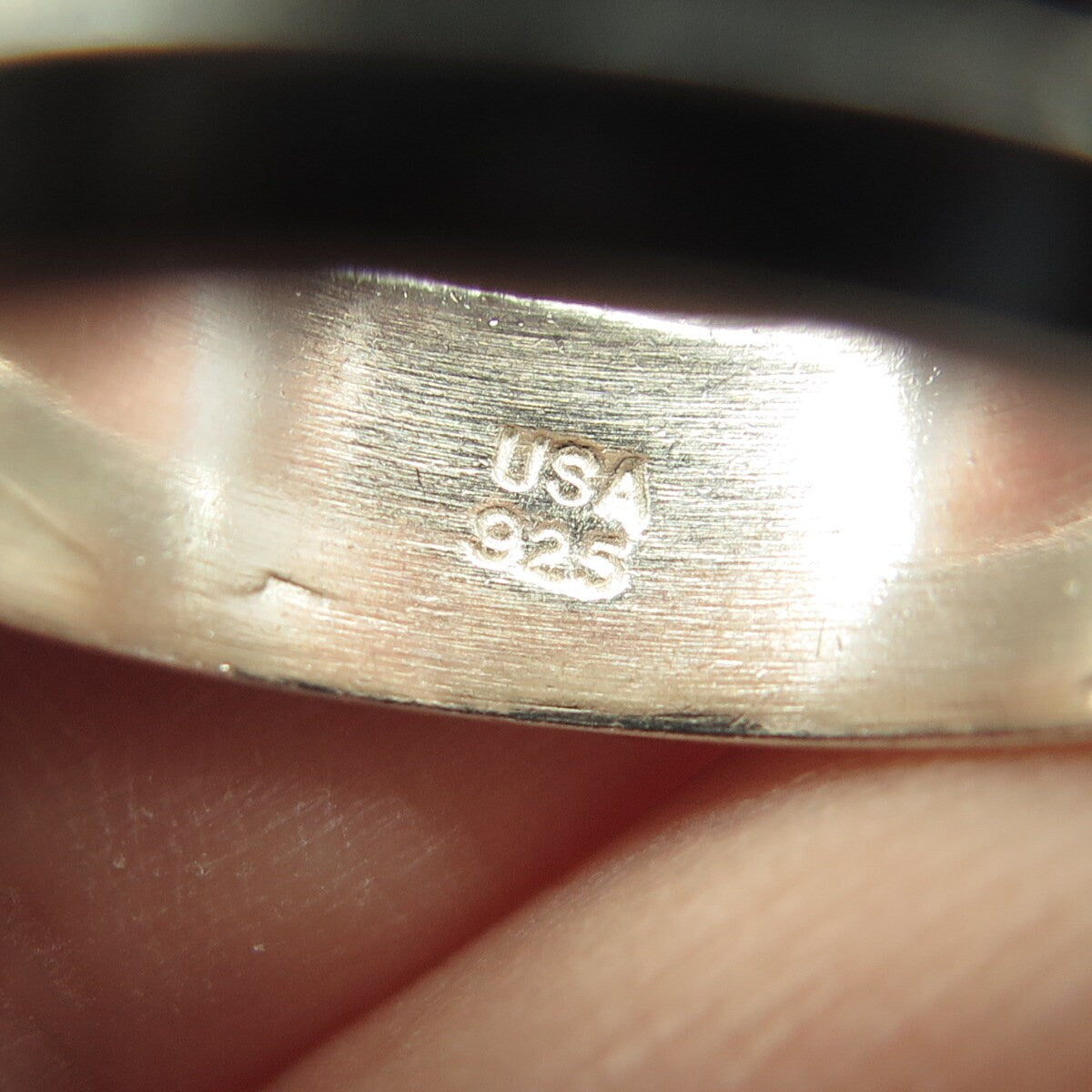 925 Sterling Silver Vintage USA Classic Band Ring Size 8