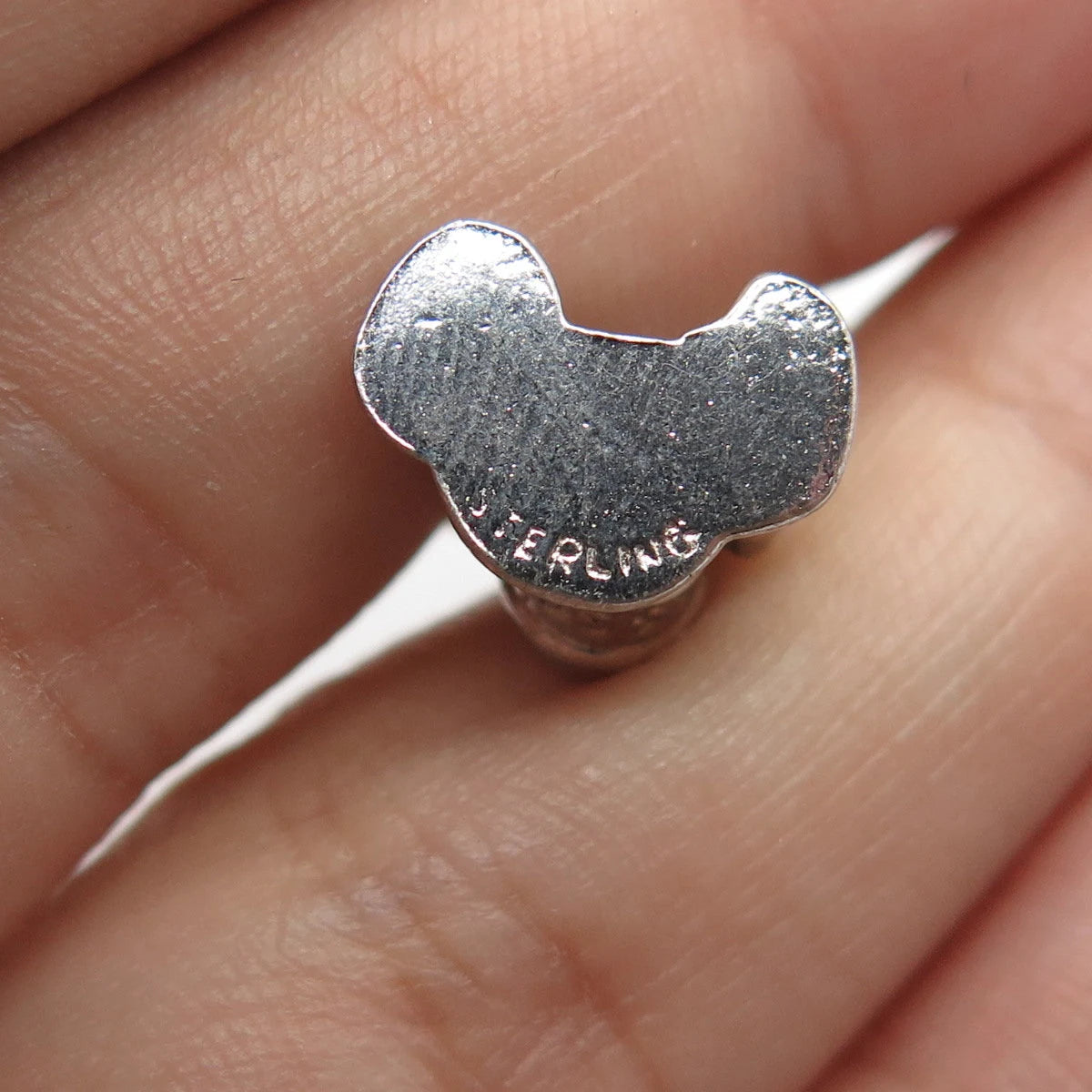 925 Sterling Silver Vintage Musician Drummer Pendant