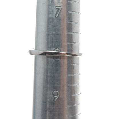 925 Sterling Silver Real Round-Cut Diamond & Oval-Cut Peridot Ring Size 8