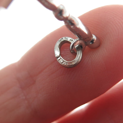 BEAU 925 Sterling Silver Antique Wood Judge's Hammer Charm Pendant
