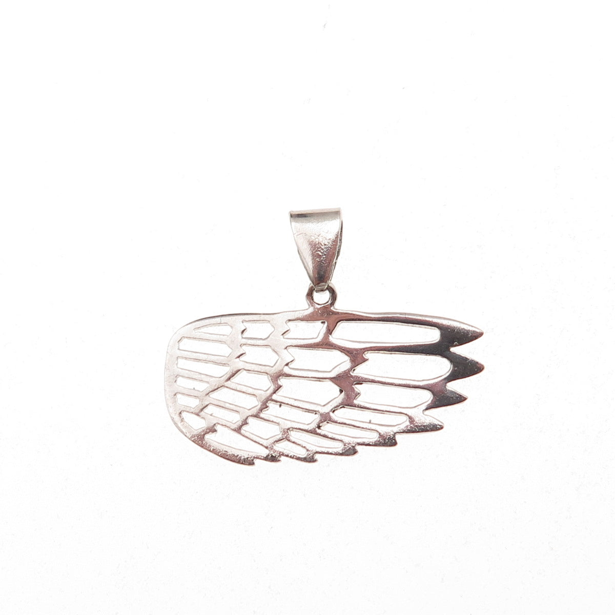 925 Sterling Silver Vintage Angel Wing Charm Pendant