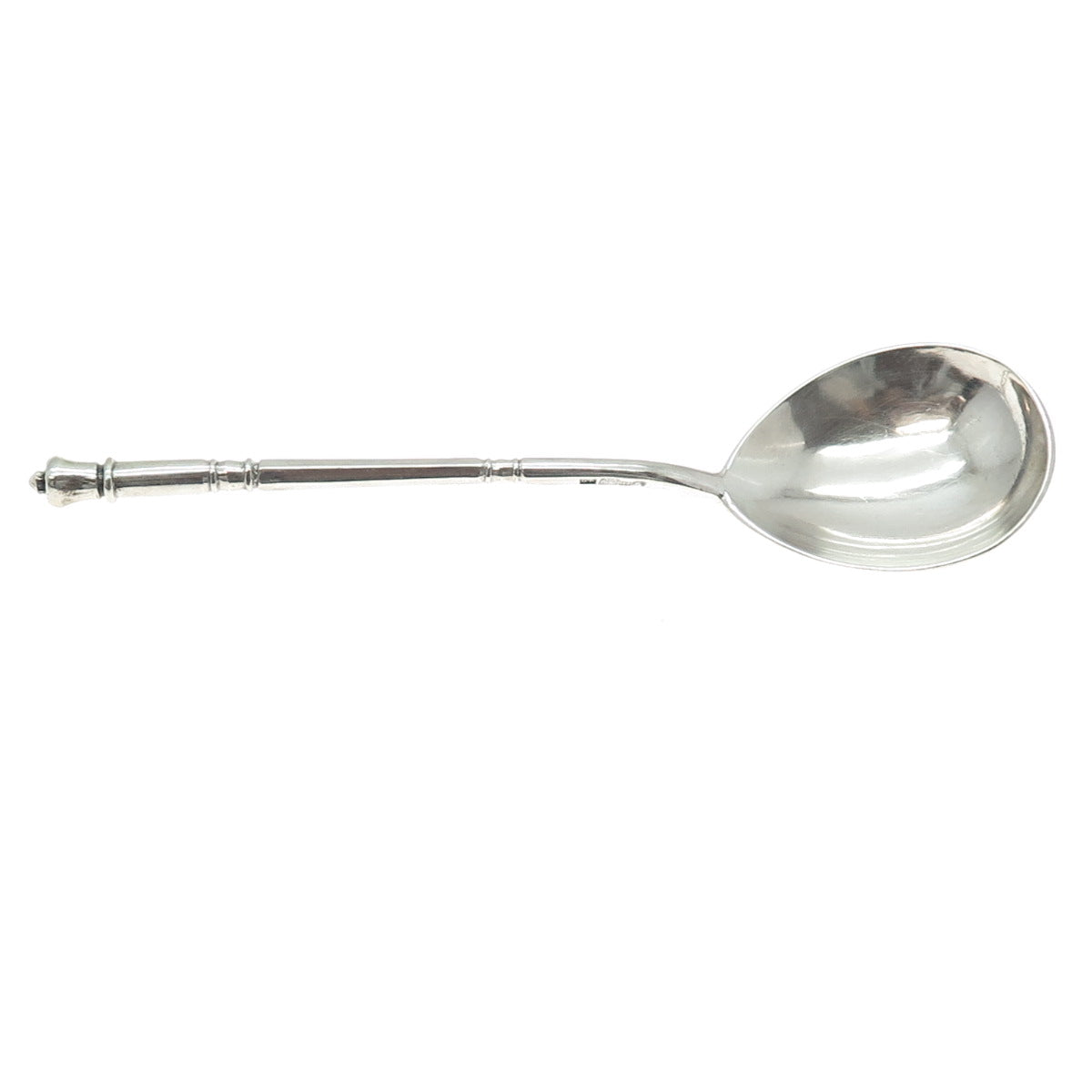 ANATOLY ARTSYBASHEV 84 Silver Antique 1895 Russian Empire Jam / Sauce Spoon