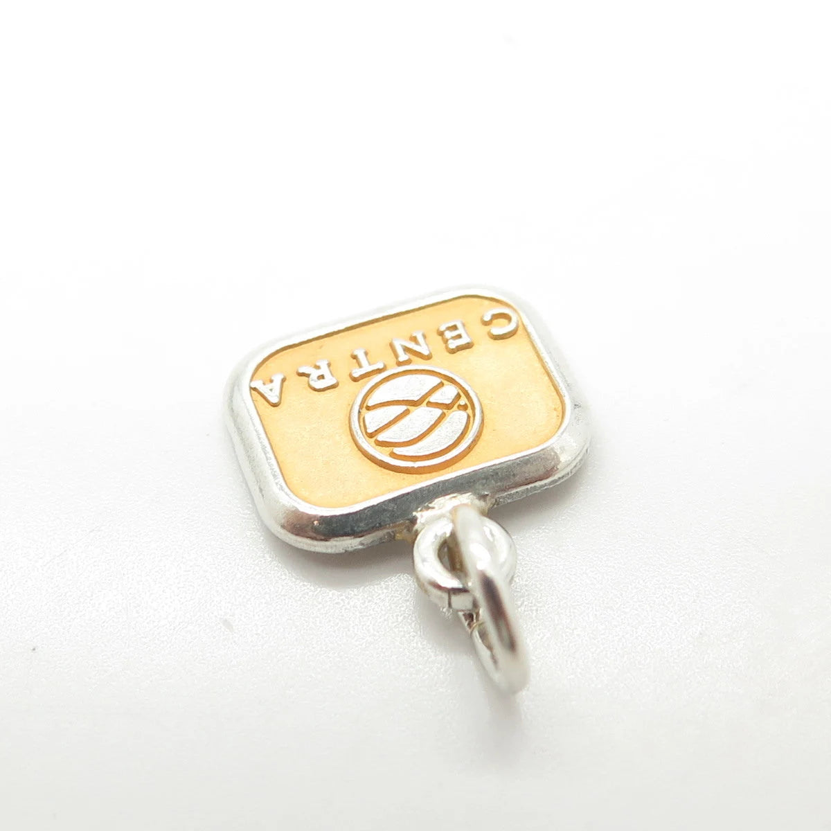 925 Sterling Silver Vintage USA cTo "Centra" Charm Pendant