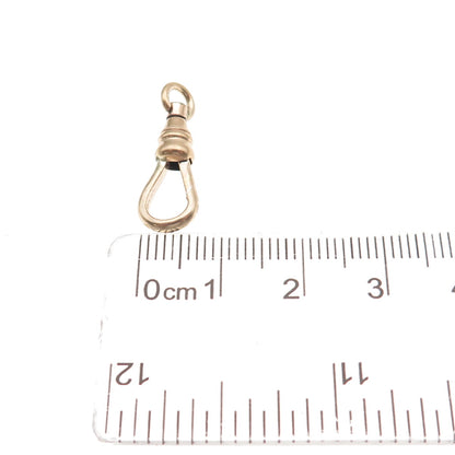 1/20 12K Gold Filled Antique Art Deco Bracelet / Necklace Lobster Carabiner Lock