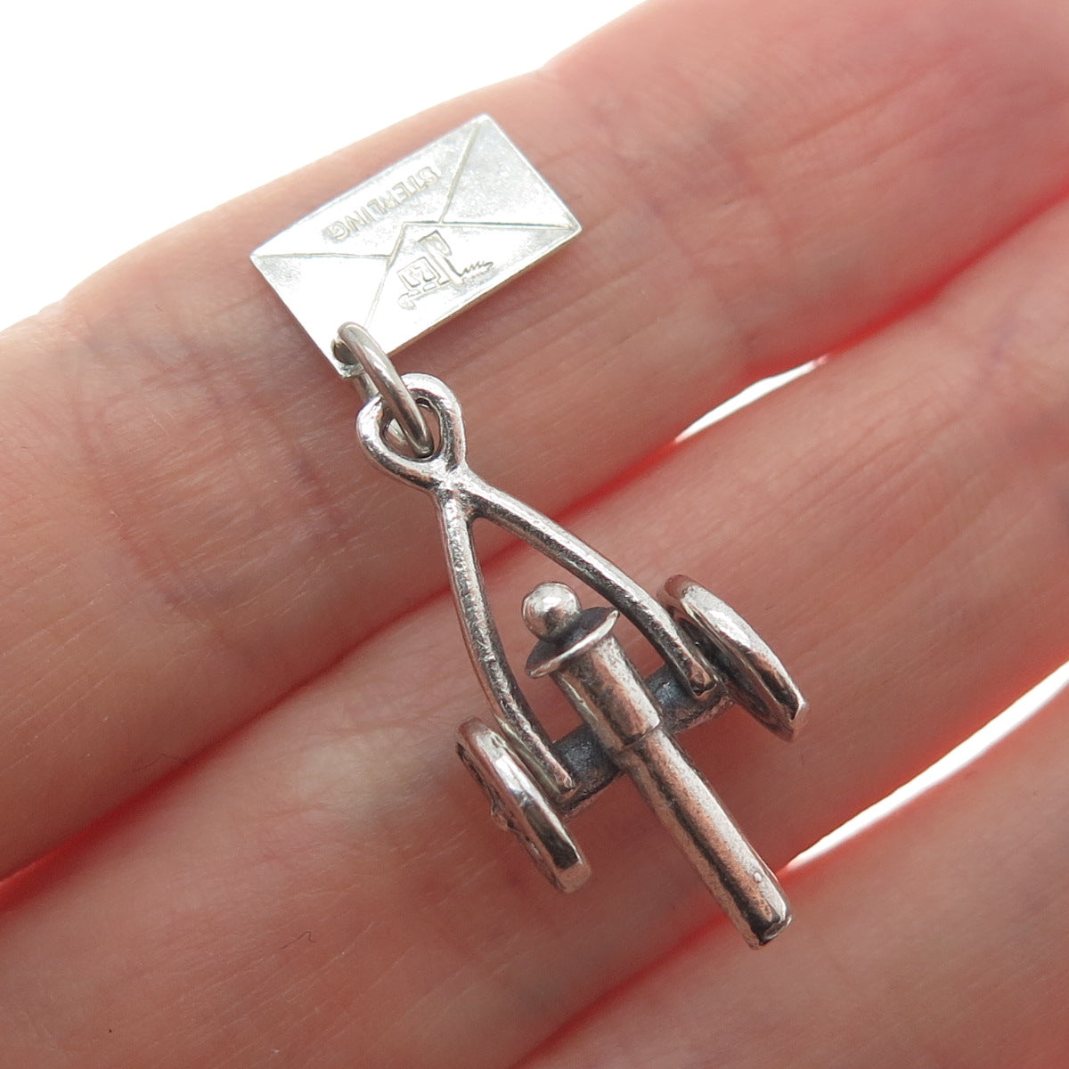 BELL TRADING POST 925 Sterling Silver Antique Cannon Military Mini Charm Pendant