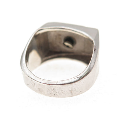 Vargas 925 Sterling Silver Antique Art Deco Letter J Initial Ring Size 5.5