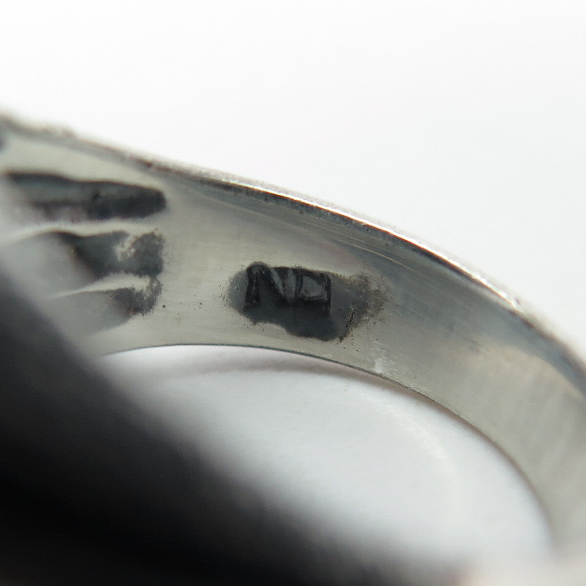 925 Sterling Silver Vintage Textured Ribbed Ring Size 6