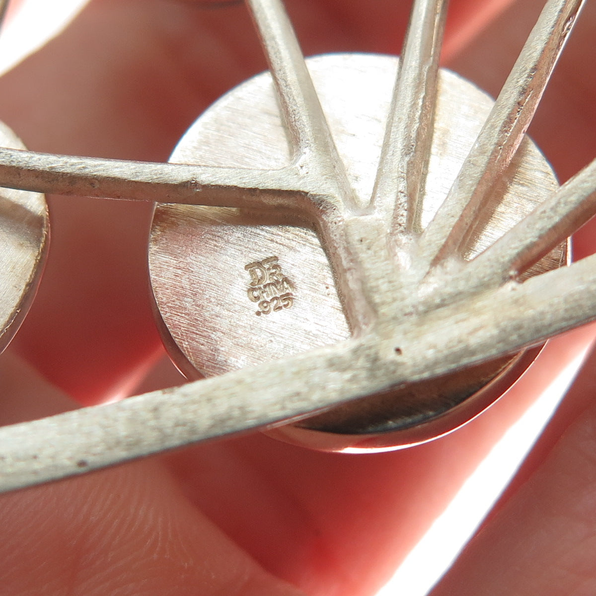 JAY KING DESERT ROSE Sterling Vintage Tyrone Turquoise Adjustable Bracelet 7"