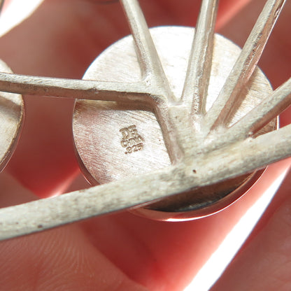 JAY KING DESERT ROSE Sterling Vintage Tyrone Turquoise Adjustable Bracelet 7"