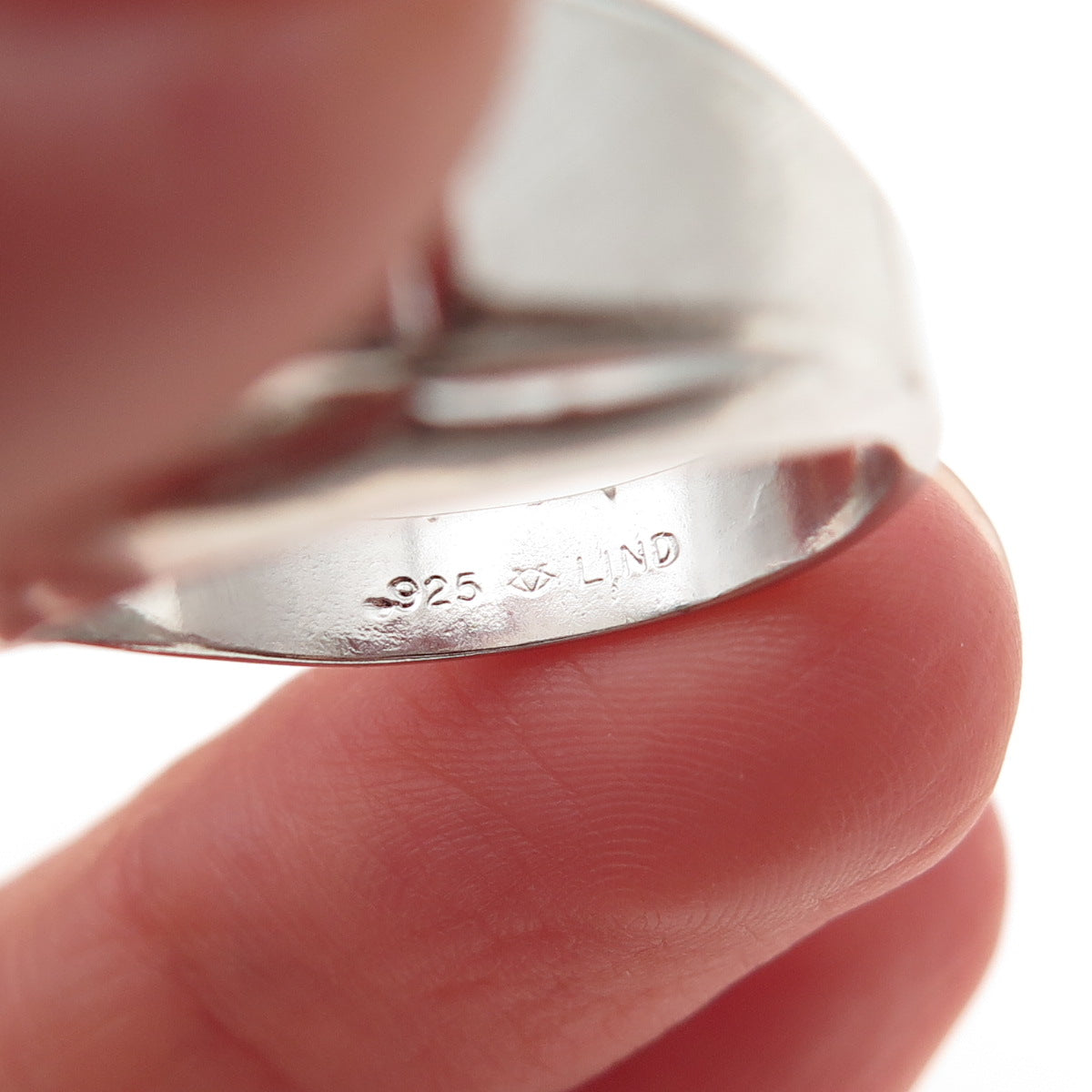 Vargas & Lind 925 Sterling Silver Vintage Round-Cut C Z Ring Size 9