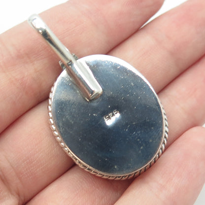 925 Sterling Silver Vintage Ganesha Hindu Goddess Locket Pendant