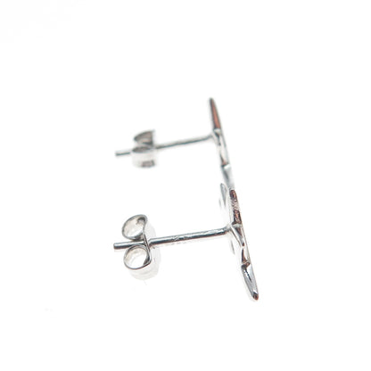 925 Sterling Silver Sunrise Stud Earrings