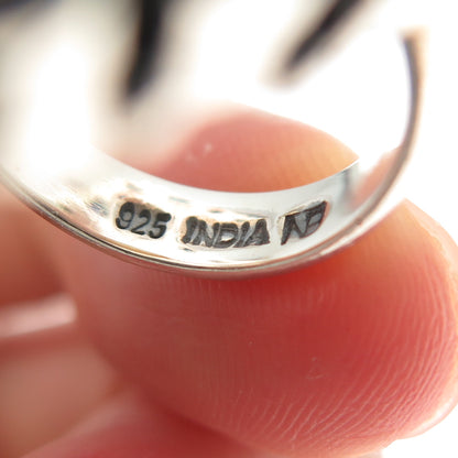 NICKY BUTLER 925 Sterling Vintage Quartz Citrine Amethyst Peridot Ring Size 6.25