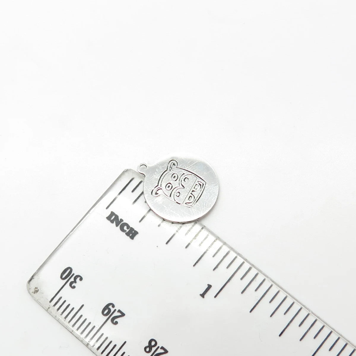 925 Sterling Silver USA Two In Town Hippopotamus Charm Pendant