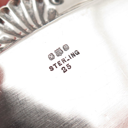 Reed & Barton 925 Sterling Antique Art Deco Seashell Individual Small Tray #25